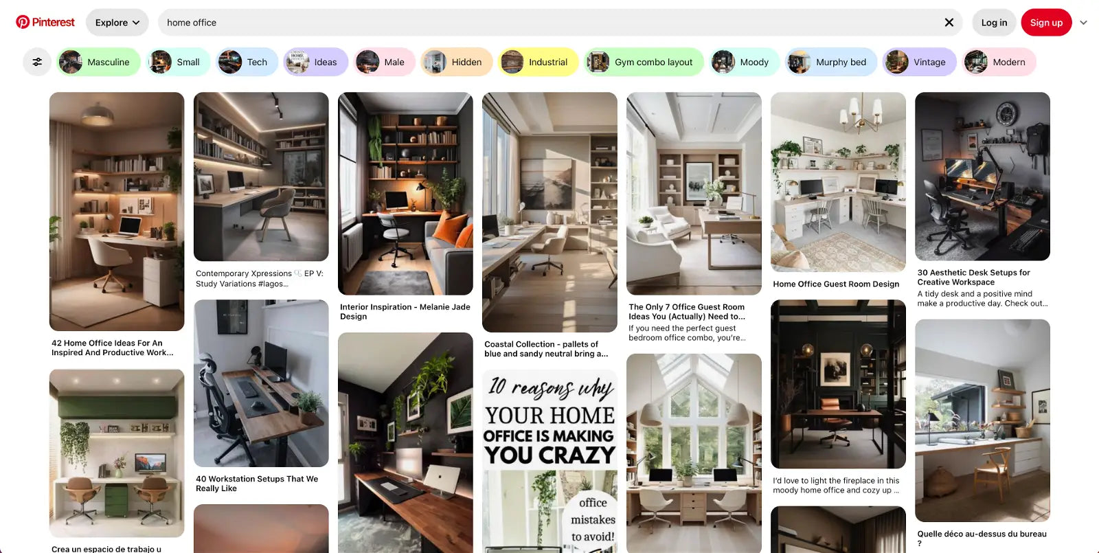 Pinterest Home Office